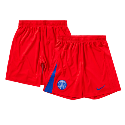 PSG Fora Terceira Camisa Conjunto(Camisa+Calções+Meias) 2025/26 Vermelho