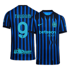 Jogador THURAM #9 Inter Milan Casa Futebol Camisas 2025/26