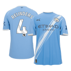 【Super Qualidade】REIJNDERS #4 Manchester City
 Casa Futebol Camisa 2025/26 Azul