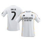 【Super Qualidade】VINI JR. #7 Real Madrid
 Casa Futebol Camisa 2025/26 Branco