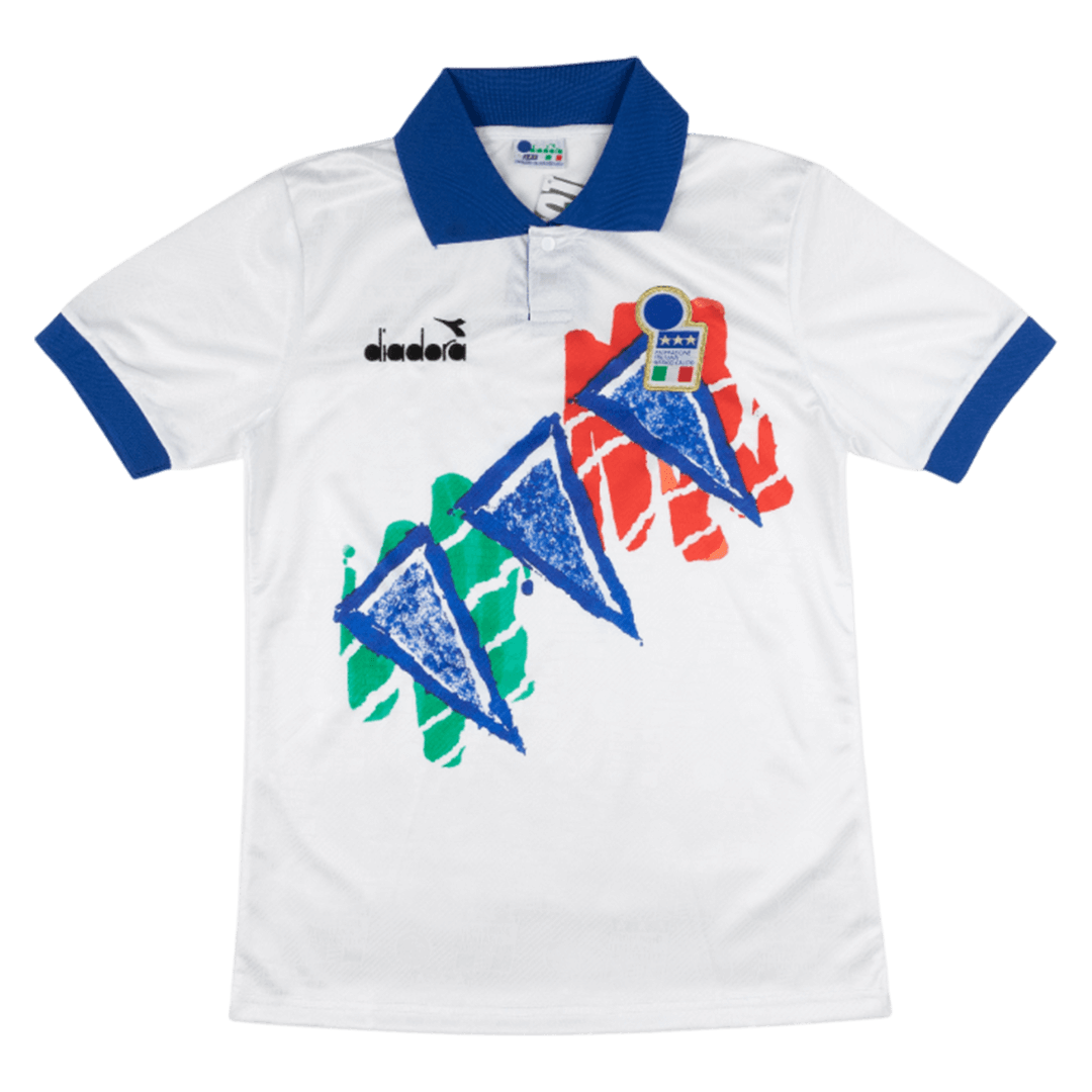 Retrô Italy Camisa 1994 Branco camisola de futebol 2025/26