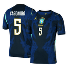Versão do Jogador CASEMIRO #5 Brasil Fora Copa do Mundo Futebol Camisas 2026 Marinha
