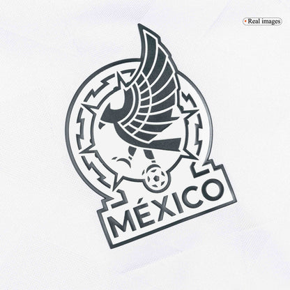 Versão do Jogador RAÚL #9 México Fora Copa do Mundo Futebol Camisas 2026 Branco