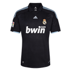 Retrô Real Madrid Fora Camisa 2009/10 Preto