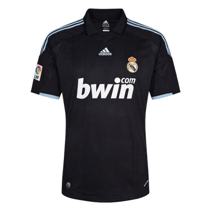 Retrô Real Madrid Fora Camisa 2009/10 Preto