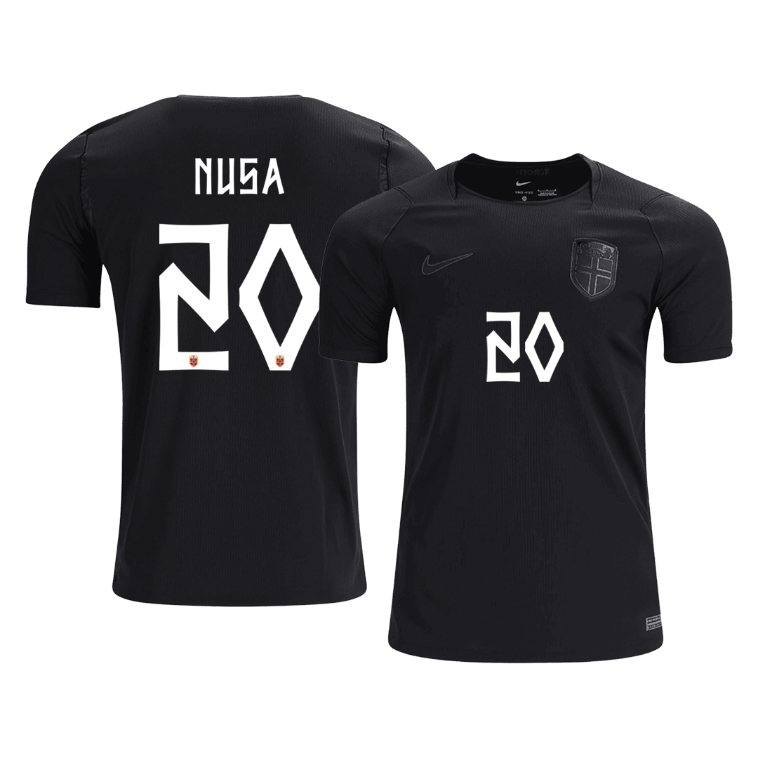 NUSA #20 Noruega Fora Copa do Mundo Camisa 2026 Preto