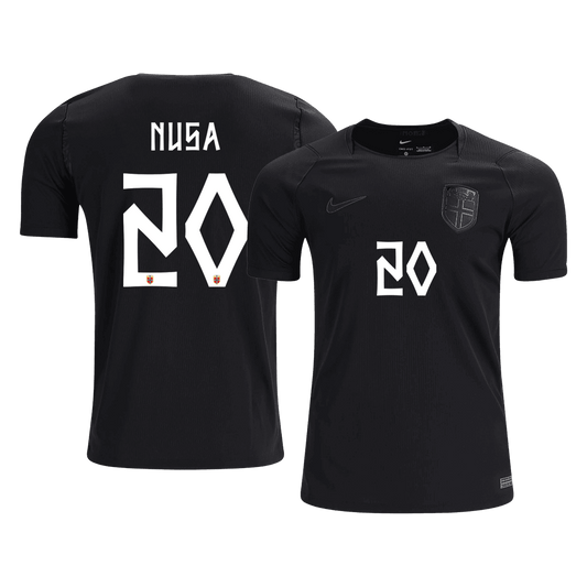 NUSA #20 Noruega Fora Copa do Mundo Camisa 2026 Preto