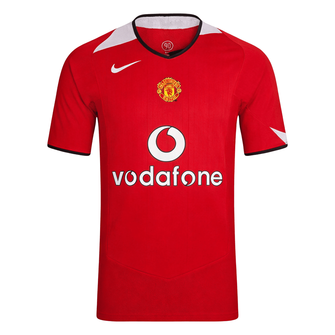 Retrô Manchester United Casa Camisa 2004/06 Vermelho