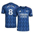 Jogador ØDEGAARD #8 Arsenal Fora Futebol Camisas 2025/26 Azul