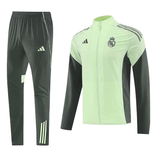 Real Madrid Treino Conjunto (Top+Calças) 2025/26 Verde camisola de futebol