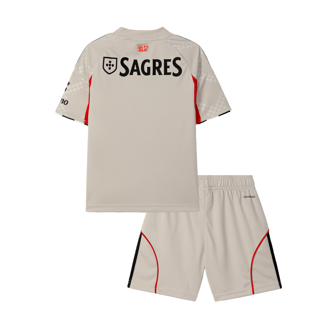 Benfica Infantil 
 Fora Futebol Camisa 2025/26