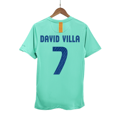 Camisola Retro do Barcelona DAVID VILLA #7 Camisola de Futebol Away 2010/11 2025/26