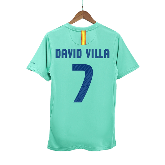 Camisola Retro do Barcelona DAVID VILLA #7 Camisola de Futebol Away 2010/11 2025/26