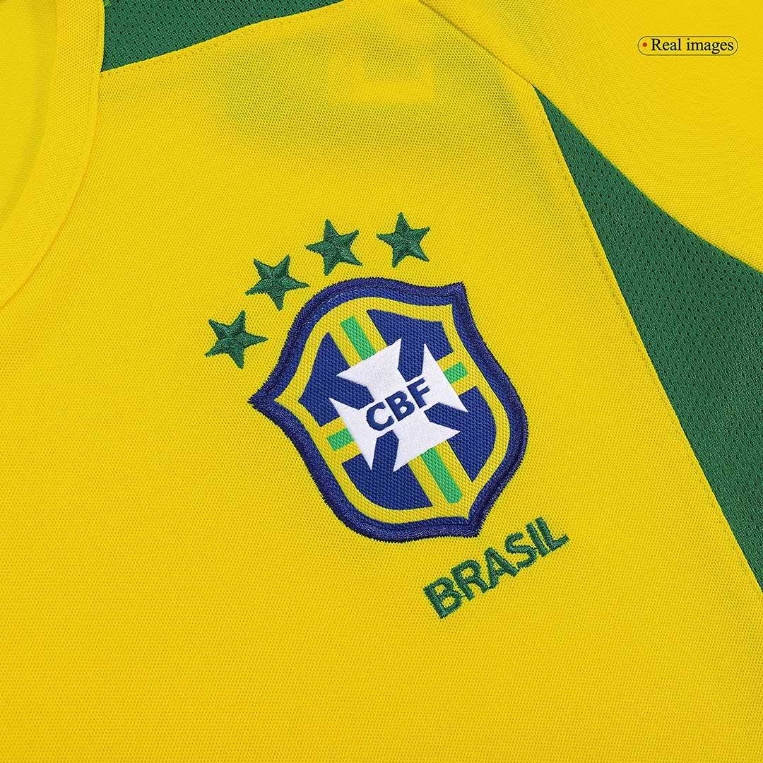 Camisola Retro RONALDINHO #11 Brasil Casa 2002/03