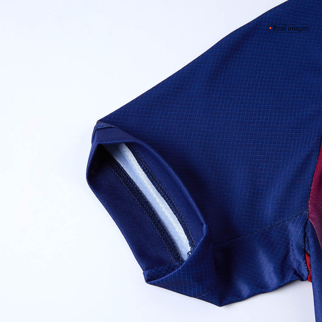 Barcelona Conjunto Infantil Casa 2025/26 Vermelho-Azul