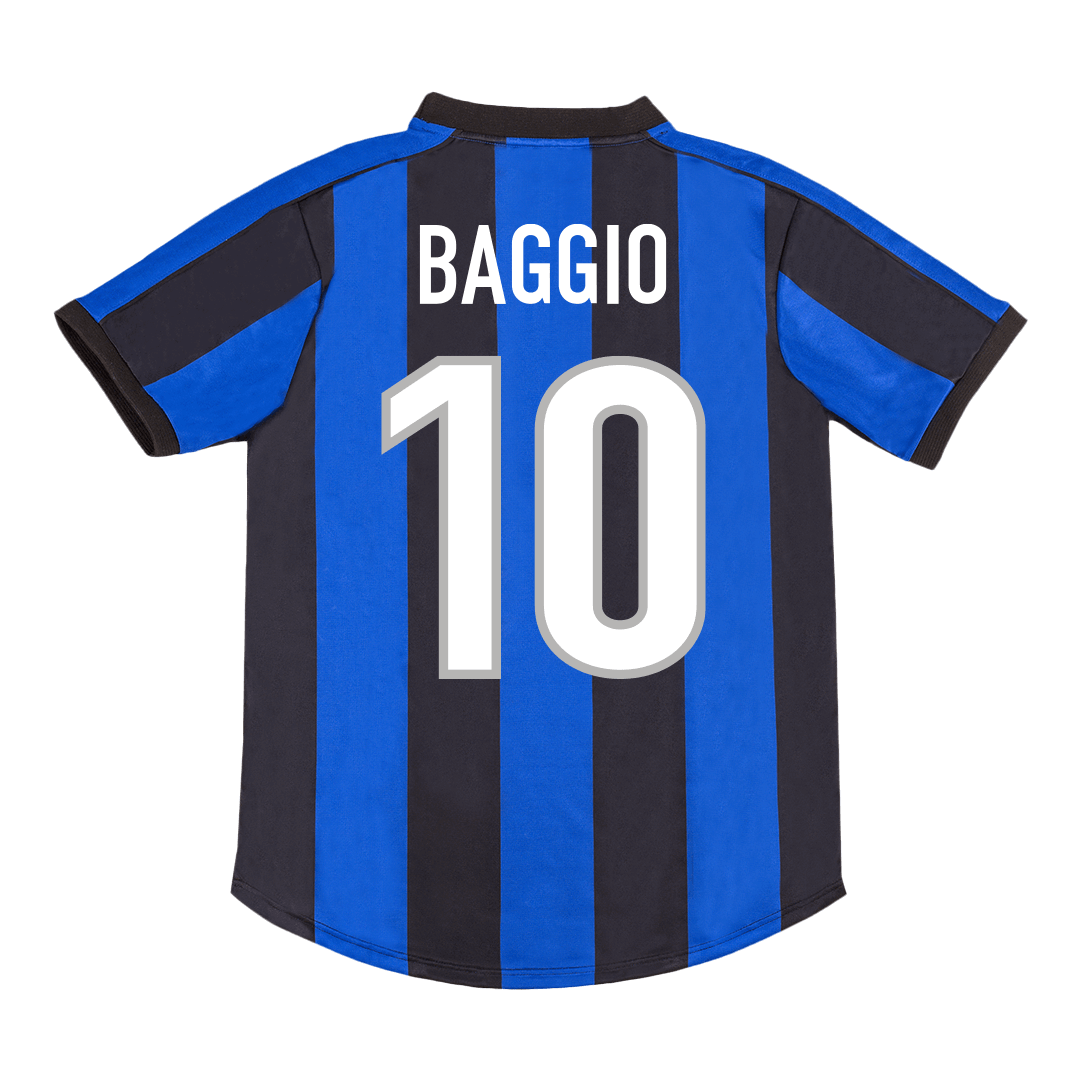 Camisola de futebol retro BAGGIO #10 Inter Milan 1999/00 2025/26