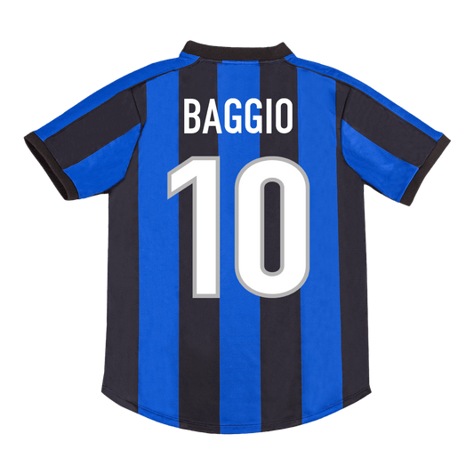 Camisola de futebol retro BAGGIO #10 Inter Milan 1999/00 2025/26