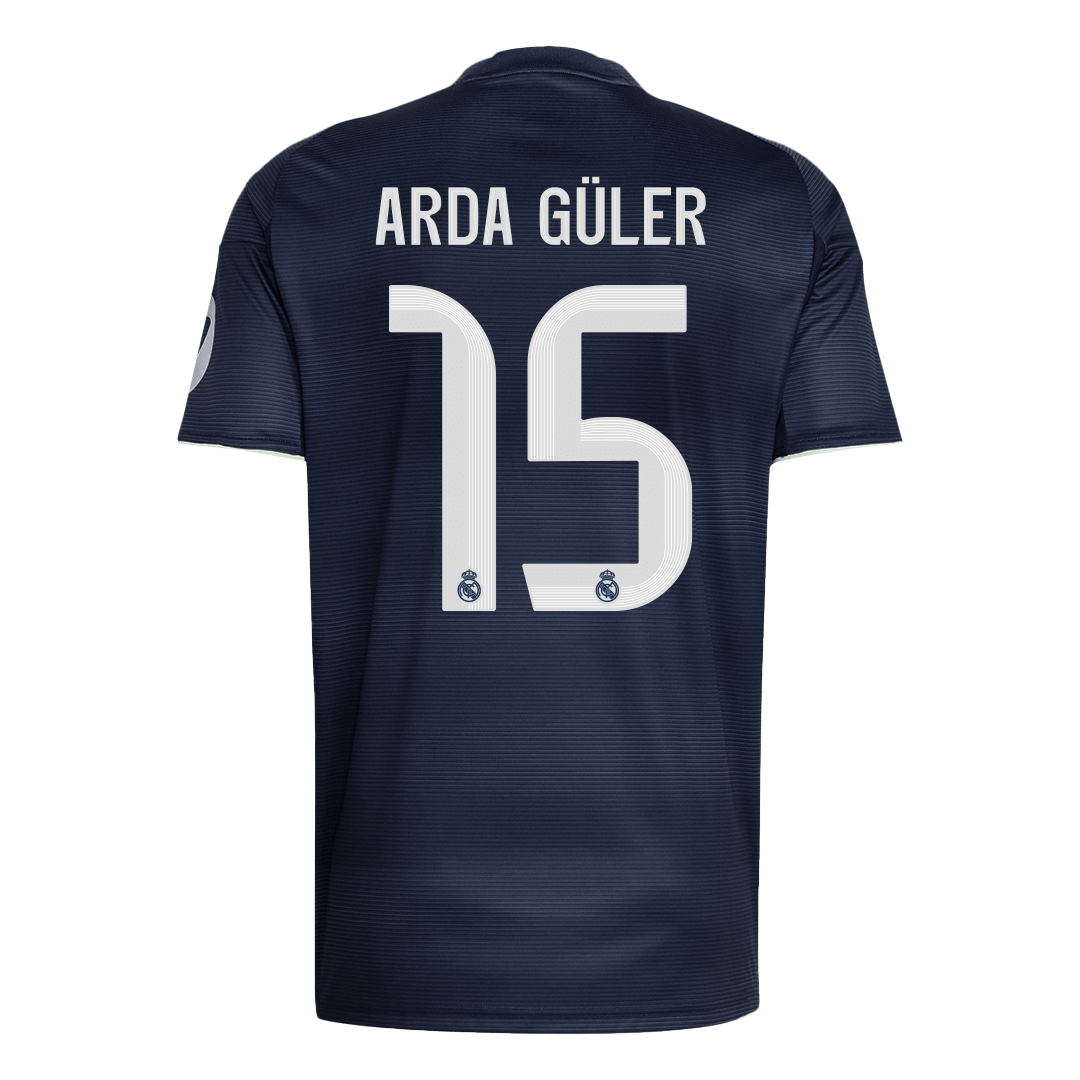 ?Super Qualidade?ARDA GÜLER #15 Real Madrid
 Fora Futebol Camisa 2025/26 Marinha