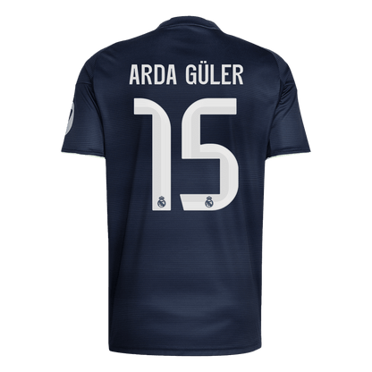 ?Super Qualidade?ARDA GÜLER #15 Real Madrid
 Fora Futebol Camisa 2025/26 Marinha