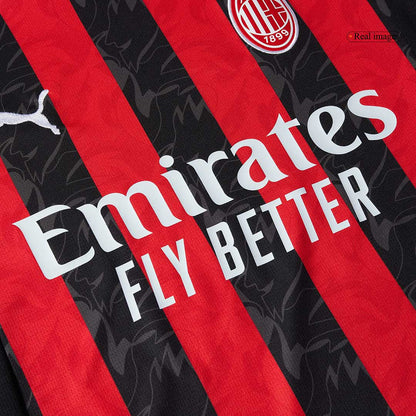 RAFA LEÃO #10 AC Milan Casa Camisa 2025/26-Vermelho & Preto