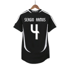 Camisola Retro Real Madrid SERGIO RAMOS #4 Fora 2006/07