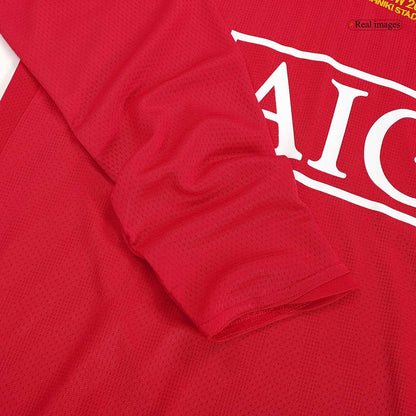 Camisola de futebol retro SCHOLES #18 Manchester United 2007/08 - Final da UCL