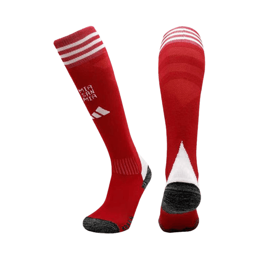 Infantil Bayern Munich Casa Meias 2025/26 Vermelho