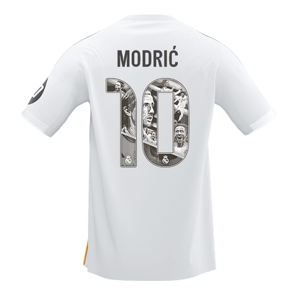 【Super Qualidade】MODRIĆ Special #10 Real Madrid
 Casa Futebol Especial Camisa 2025/26 Branco