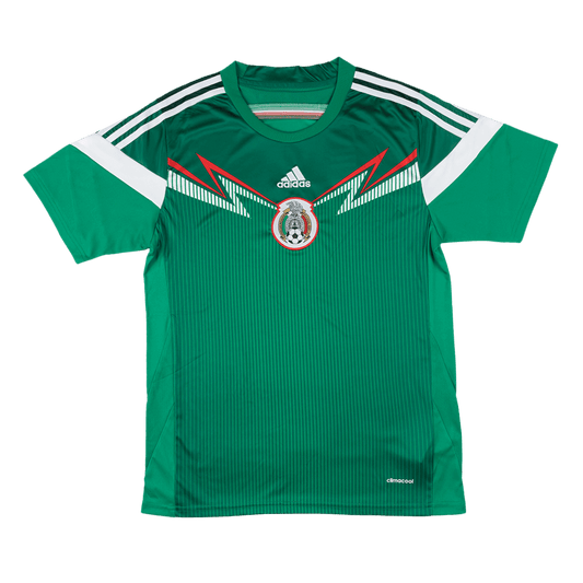 Retrô Mexico Casa Camisa 2014 Verde camisola de futebol 2025/26
