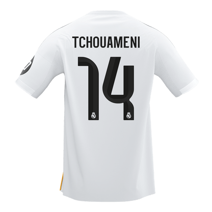 【Super Qualidade】TCHOUAMENI #14 Real Madrid
 Casa Futebol Camisa 2025/26 Branco