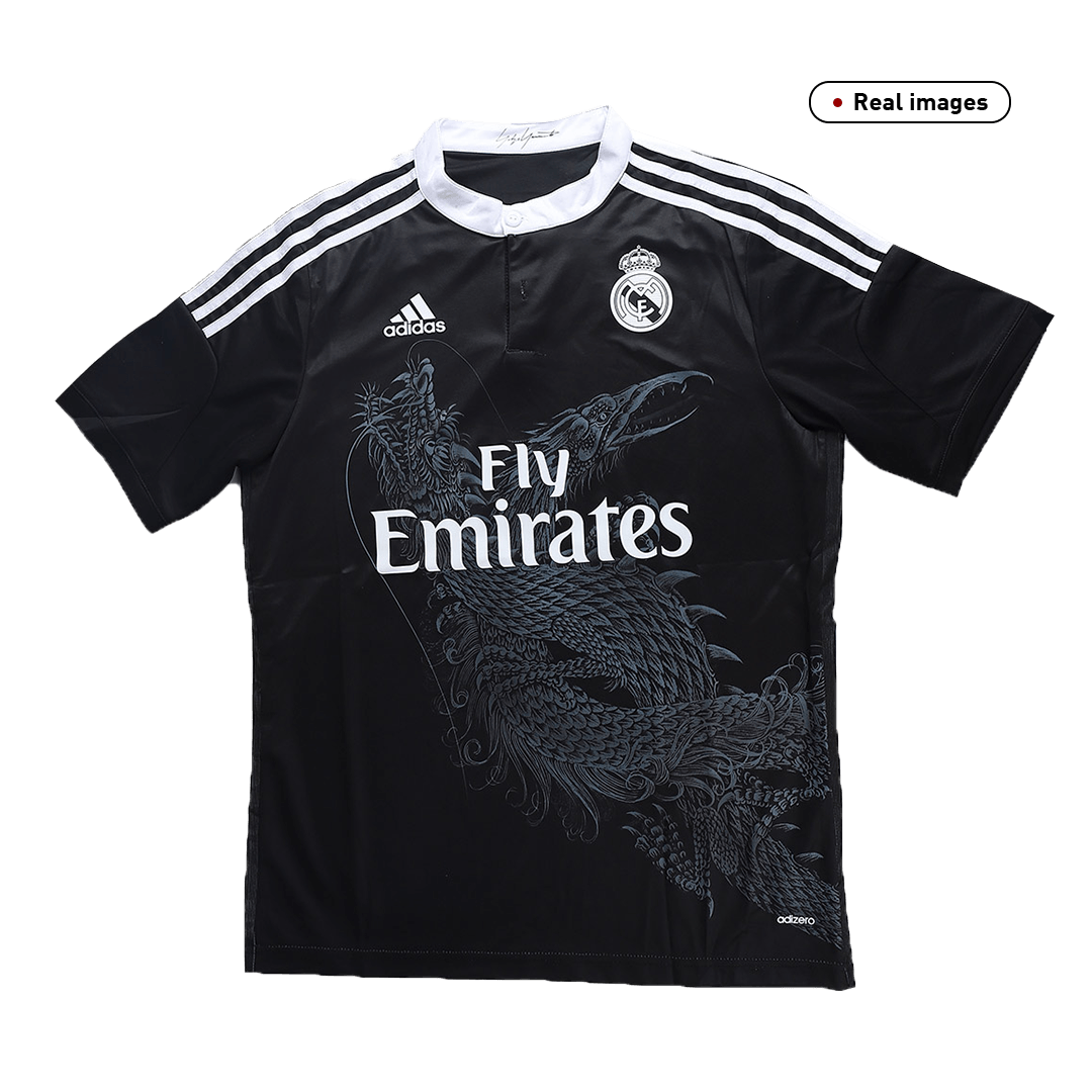 Camisola Retro Real Madrid RONALDO #7 Terceira Fora Camisola de Futebol 2014/15