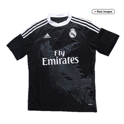 Camisola Retro Real Madrid RONALDO #7 Terceira Fora Camisola de Futebol 2014/15