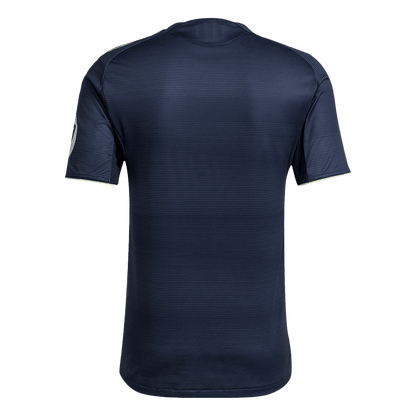Jogador Real Madrid Fora Futebol Camisas 2025/26 Marinha
