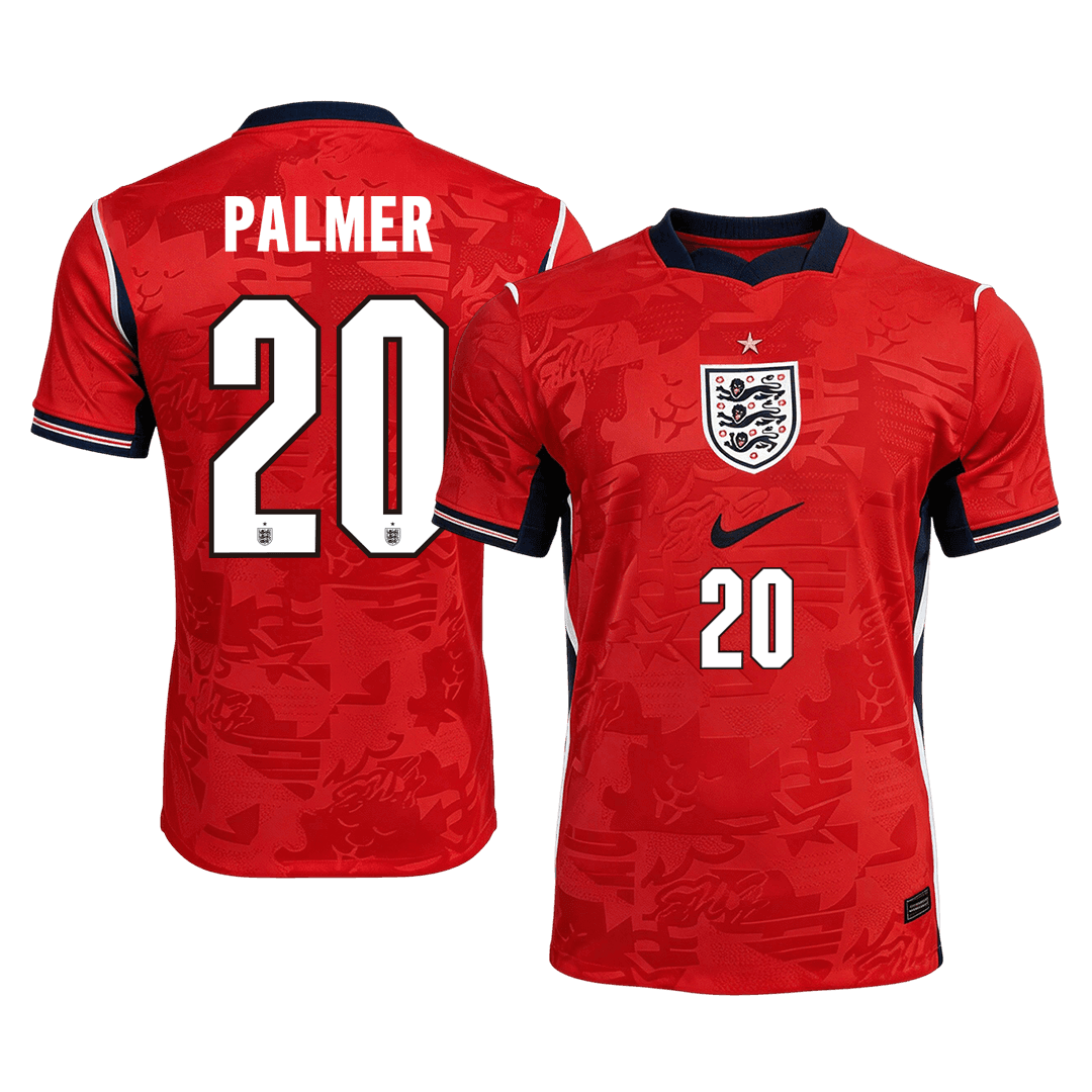 PALMER #20 Inglaterra Fora Copa do Mundo Camisa 2026 Vermelho