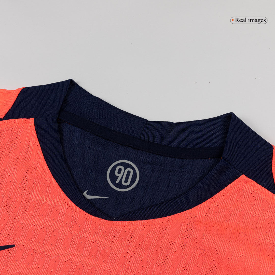 Jogador ROONY #28 Barcelona Fora Terceira Futebol Camisas 2025/26 Laranja