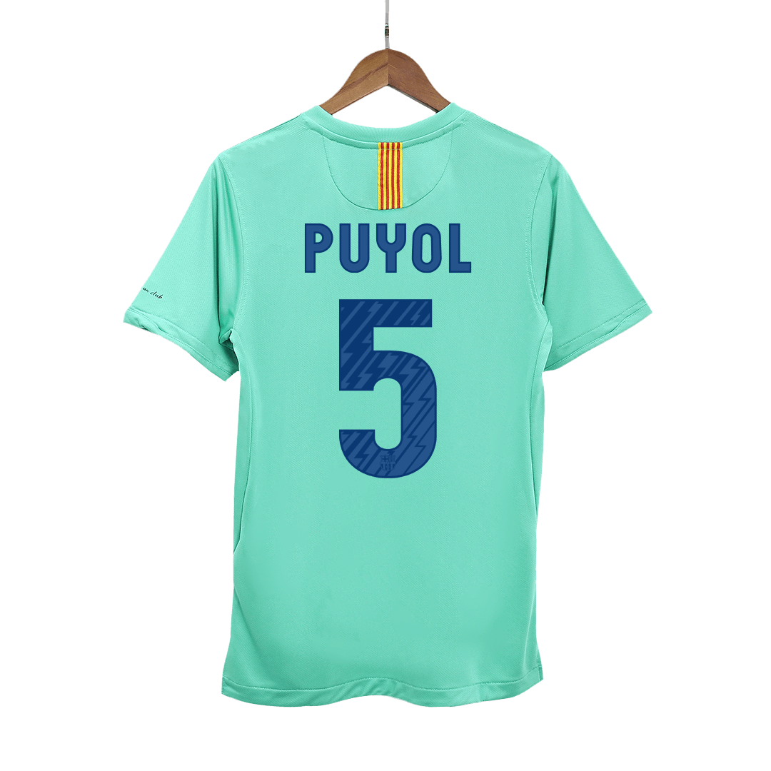 Camisola PUYOL #5 Barcelona Retro Away Soccer Shirt 2010/11 2025/26
