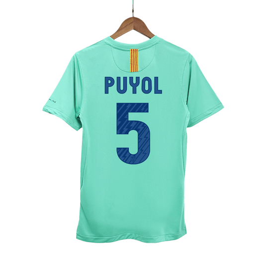 Camisola PUYOL #5 Barcelona Retro Away Soccer Shirt 2010/11 2025/26