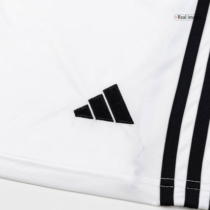 【Super Qualidade】Manchester United Casa Camisa Conjunto (Camisola + Calções) 2025/26-Vermelho