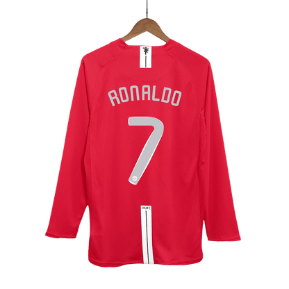 Camisola de futebol retro do Manchester United #7 RONALDO 2007/08 - Final da UCL 2025/26