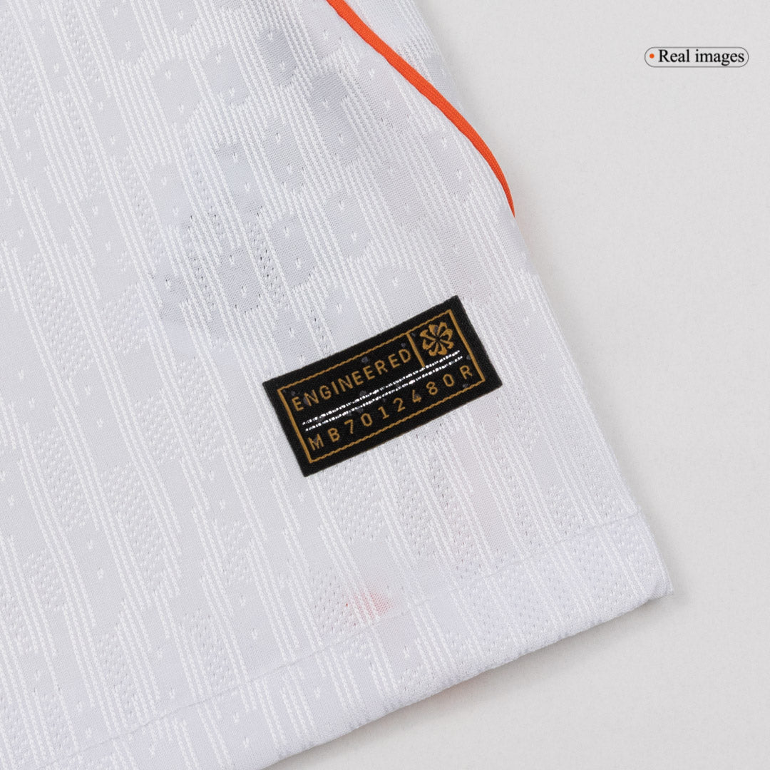 Versão do Jogador VIRGIL #4 Países Baixos Fora Copa do Mundo Futebol Camisas 2026 Branco