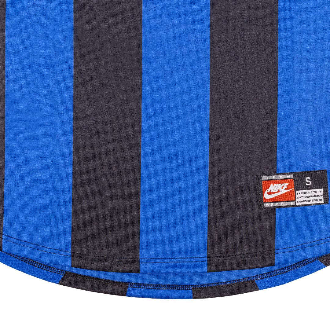 Camisola retro do Inter de Milan RONALDO #9 Camisola de futebol 1999/00