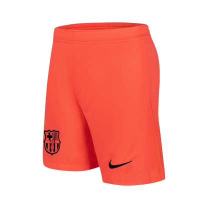 Barcelona 
 Fora Terceira Camisa Conjunto(Camisa+Calções+Meias) 2025/26 Laranja