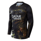 PSG Manga comprida Camisa 2025/26 Preto