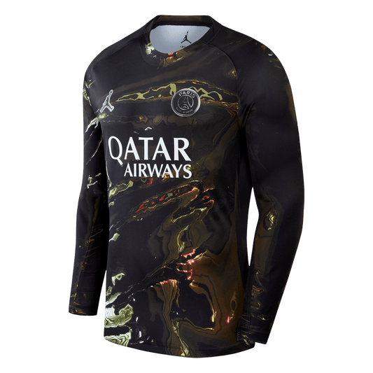 PSG Manga comprida Camisa 2025/26 Preto