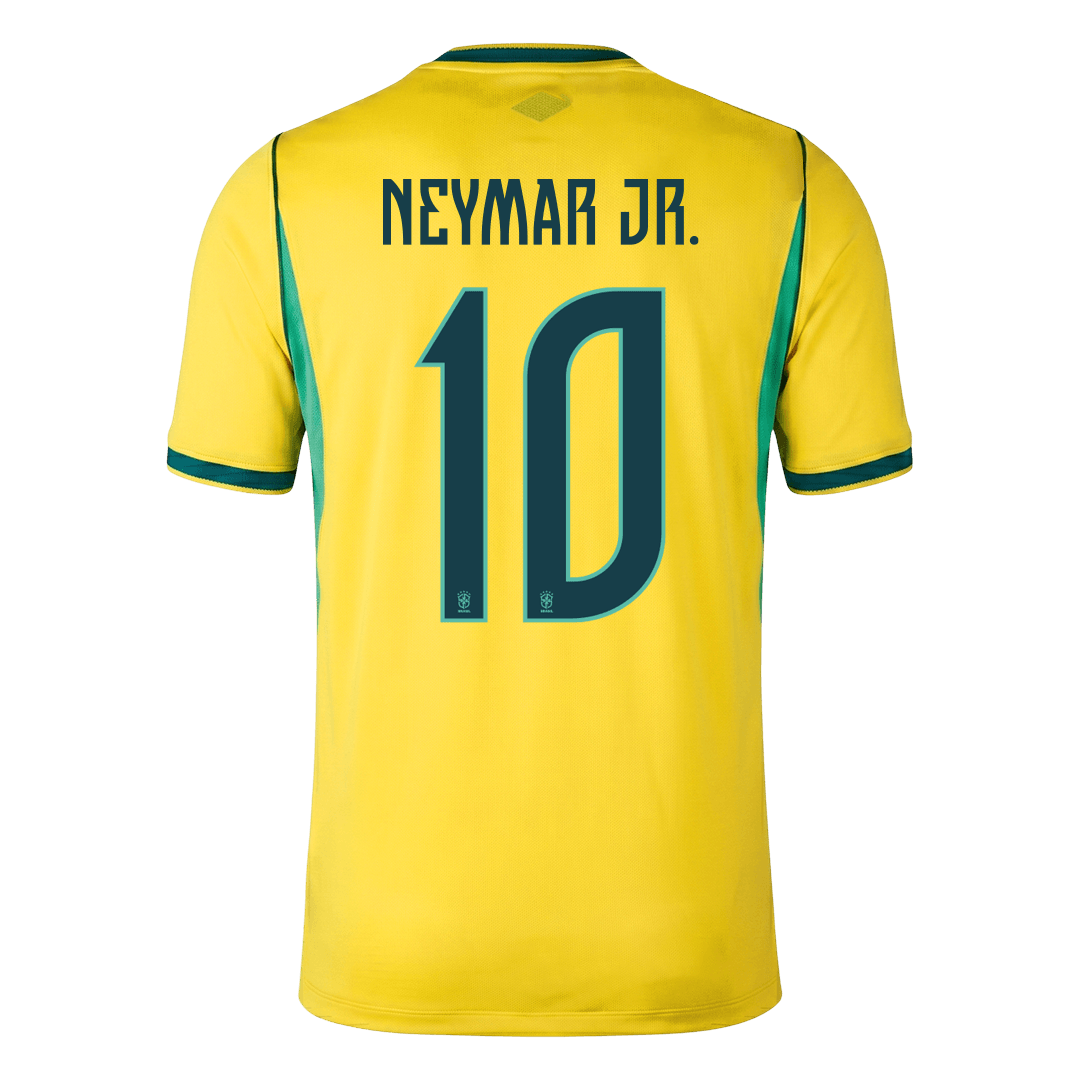 NEYMAR JR. #10 Brasil Casa Copa do Mundo Camisa 2026 Amarelo