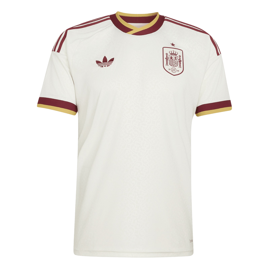 Spain Fora Camisa Copa do Mundo 2026 Branco - camisola de futebol para adeptos em Portugal