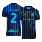 Jogador DUMFRIES #2 Inter Milan Casa Futebol Camisas 2025/26