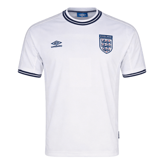 Retrô Inglaterra Casa Camisa 2000 Branco