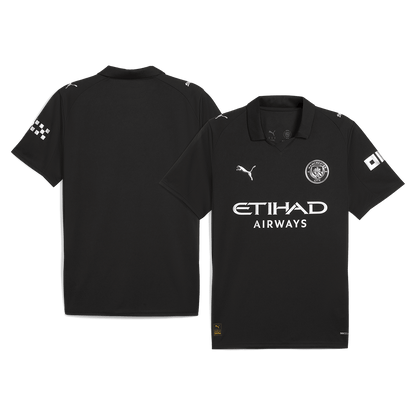 Manchester City Fora Camisa 2025/26- Preto