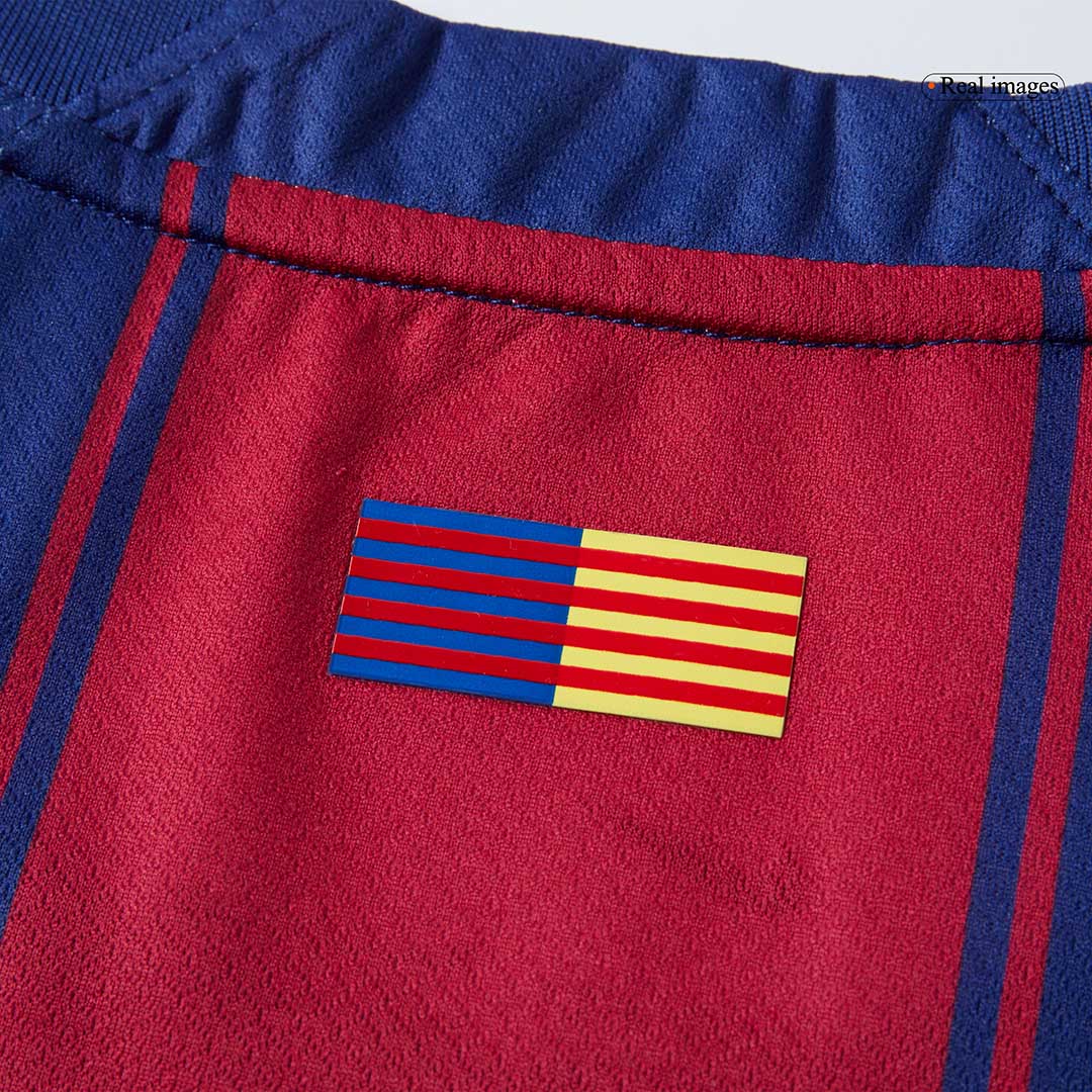 PEDRI #8 Barcelona Casa Camisa 2025/26- Vermelho&Azul